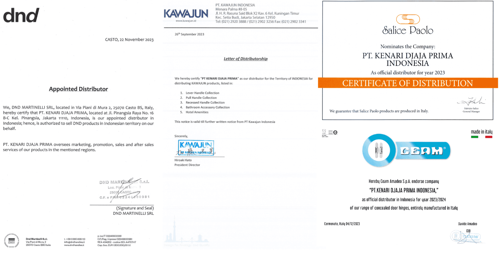 Certified Distributor